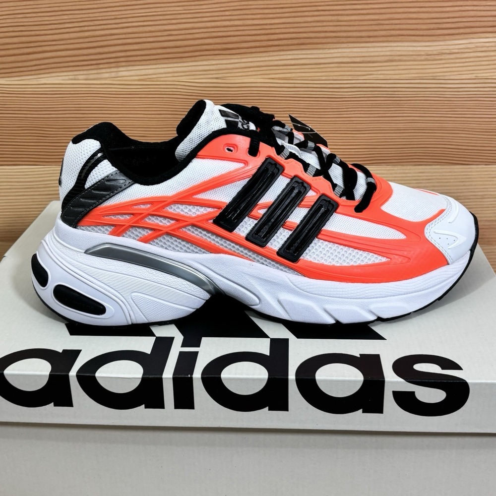 Adidas Adistar XLG 2.0 Solar Orange White HQ7468 Men's Size 9 Chunky Sneaker